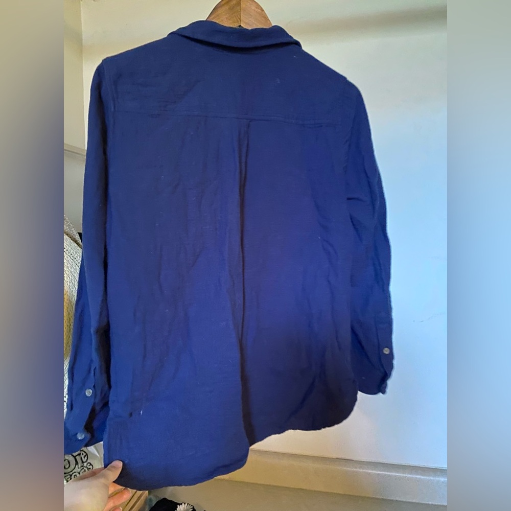 J. Crew - Cotton Gauze Button-Up Top - Picture 2 of 4